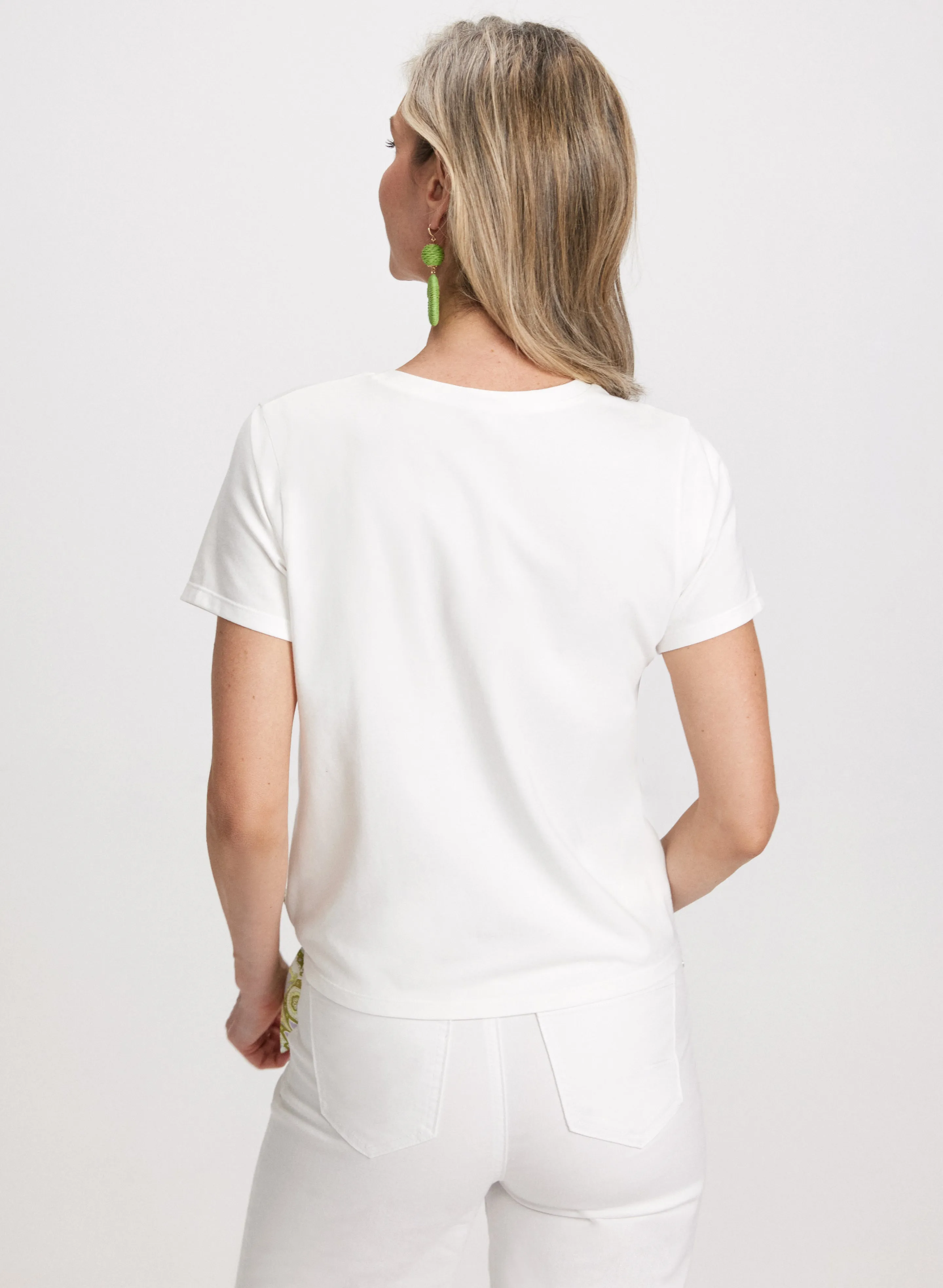 Abstract Print T-Shirt
